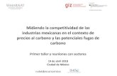 Midiendo la competitividad de las industrias mexicanas en el contexto de … · 2018. 5. 17. · 1 Midiendo la competitividad de las ... La mayoría de las importaciones mexicanas