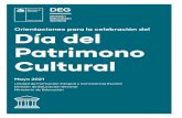 Orientaciones para la celebración del Día del Patrimono Cultural · 2021. 6. 28. · Orientaciones para la celebración del ía del Patrimonio Cultural 3 II. Acerca del concepto