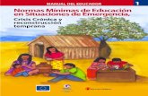 MaNual dEl EduCador Normas Mínimas de Educación en Situaciones de Emergencia, · 2018. 5. 4. · El Módulo de capacitación, denominado “Normas Mínimas de Educación en situaciones