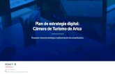 Plan de estrategia digital: Cámara de Turismo de Arica · 2020. 12. 1. · Turismo de Arica. ๏ Recomendaciones especíﬁcas, sobre la base de casos y ejemplos, a nivel de sectores