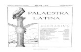 PALAESTRA LATINA - culturaclasica.com · 2020. 4. 28. · hiftoriam, ut a passo naufragio sublevet. Cantus Primus. — Pyreneorum Incendium: Teyde. —Hispania nascens.— Vox abyssi.