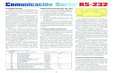 INTRODUCCIÓN ESPECIFICACIONES DEL RS-232 · 2014. 10. 23. · para la comunicación de RS-232 e igual-mente una 0 lógico se representa por un nivel de lógica alto. La Figura 3