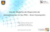 Uso de Modelos de Dispersión de contaminantes en los PDA Gran … · 2019. 2. 5. · Uso de Modelos de Dispersión de contaminantes en los PDA ... al opacamiento de la atmósfera.