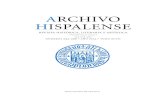 ARCHIVO HISPALENSE · 7 arch. hisp. · 2014 · n.º 294-296 · tomo xcvii · 453 pp. · issn 0210-4067 ARCHIVO HISPALENSE números 294-296 / año 2014 / tomo xcvii issn 0210-4067