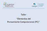 Taller “Elementos del Pensamiento Computacional (PC)”