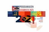 PROGRAMACIÓN CUBADISCO 2021