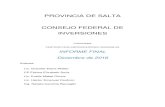 PROVINCIA DE SALTA CONSEJO FEDERAL DE INVERSIONES