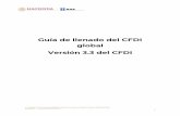 Guía de llenado del CFDI global Versión 3.3 del CFDI