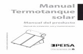 Manual Termotanque solar