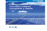Protección de circuitos solares completa y ﬁ able