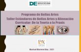 Programa de Bellas Artes Taller Estándares de Bellas Artes ...