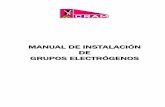 MANUAL DE INSTALACIÓN DE GRUPOS ELECTRÓGENOS