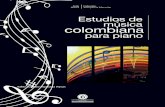 Estudios de música colombiana para piano