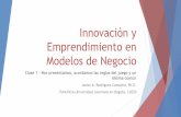 Innovación y Emprendimiento en Modelos de Negocio