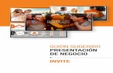 GUION SUGERIDO PRESENTACIÓN DE NEGOCIO INVITE