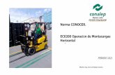 Norma CONOCER. EC0200 Operación de Montacargas Horizontal
