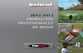 2012-2013 PRODUCTOS PROFESIONALES DE RIEGO