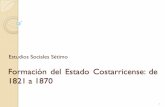 Formación del Estado Costarricense: de 1821 a 1870