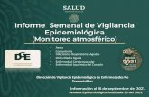 Informe Semanal de Vigilancia Epidemiológica