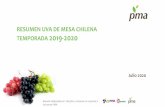 RESUMEN UVA DE MESA CHILENA 2019-2020 - PMA