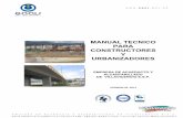 MANUAL TECNICO PARA CONSTRUCTORES Y URBANIZADORES