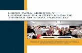 LIBRO PARA LÍDERES Y LIDERESAS EN RESTITUCIÓN DE TIERRAS ...