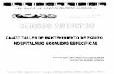 CA-437 llLLER DE .MANTENIMl,ENTO DE EQUIPO HOSPITALARl:O ...