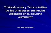 Toxicodinamia y Toxicocinética de las principales ...