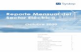 Reporte Mensual del Sector Eléctrico - Systep