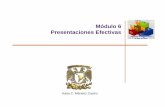 Módulo 6 Presentaciones Efectivas - UNAM