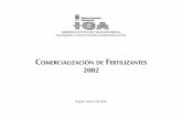 COMERCIALIZACIÓN DE FERTILIZANTES 2002
