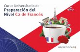 Curso Universitario de Preparación del Nivel C2 de Francés