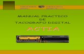 MANUAL PRACTICO DE TACOGRAFO DIGITAL ACTIA
