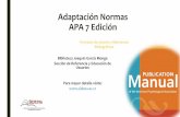 Adaptación Normas APA 7 edición