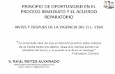 PRINCIPIO DE OPORTUNIDAD EN EL PROCESO INMEDIATO Y EL ...