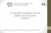 CONCEPTOS BÁSICOS DE MERCADOTECNIA PARTE I