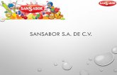 SANSABOR S.A. DE C.V.