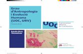 Grau d’Antropologia i Evolució Humana (UOC, URV)