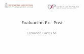 Evaluación Ex - Post