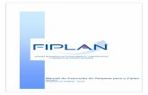 Manual de Execução da Despesa para o F iplan