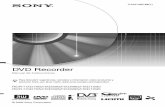 DVD Recorder - Sony