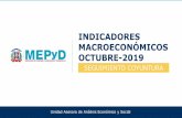 INDICADORES MACROECONÓMICOS OCTUBRE-2019