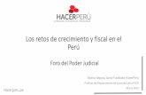 Los retos de crecimiento y fiscal en el Perú