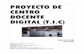 PROYECTO DE CENTRO DOCENTE DIGITAL (T