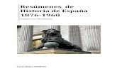 Resúmenes de Historia de España 1876-1960