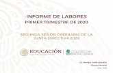 SEGUNDA SESIÓN ORDINARIA DE LA JUNTA DIRECTIVA 2020