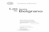Las tesis de Belgrano - repositorio.ub.edu.ar