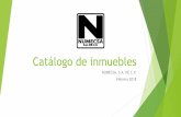 Catálogo de inmuebles