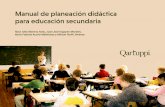 Manual de planeación didáctica para educación secundaria