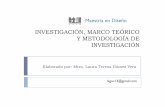 INVESTIGACIÓN, MARCO TEÓRICO Y METODOLOGÍA DE INVESTIGACIÓN